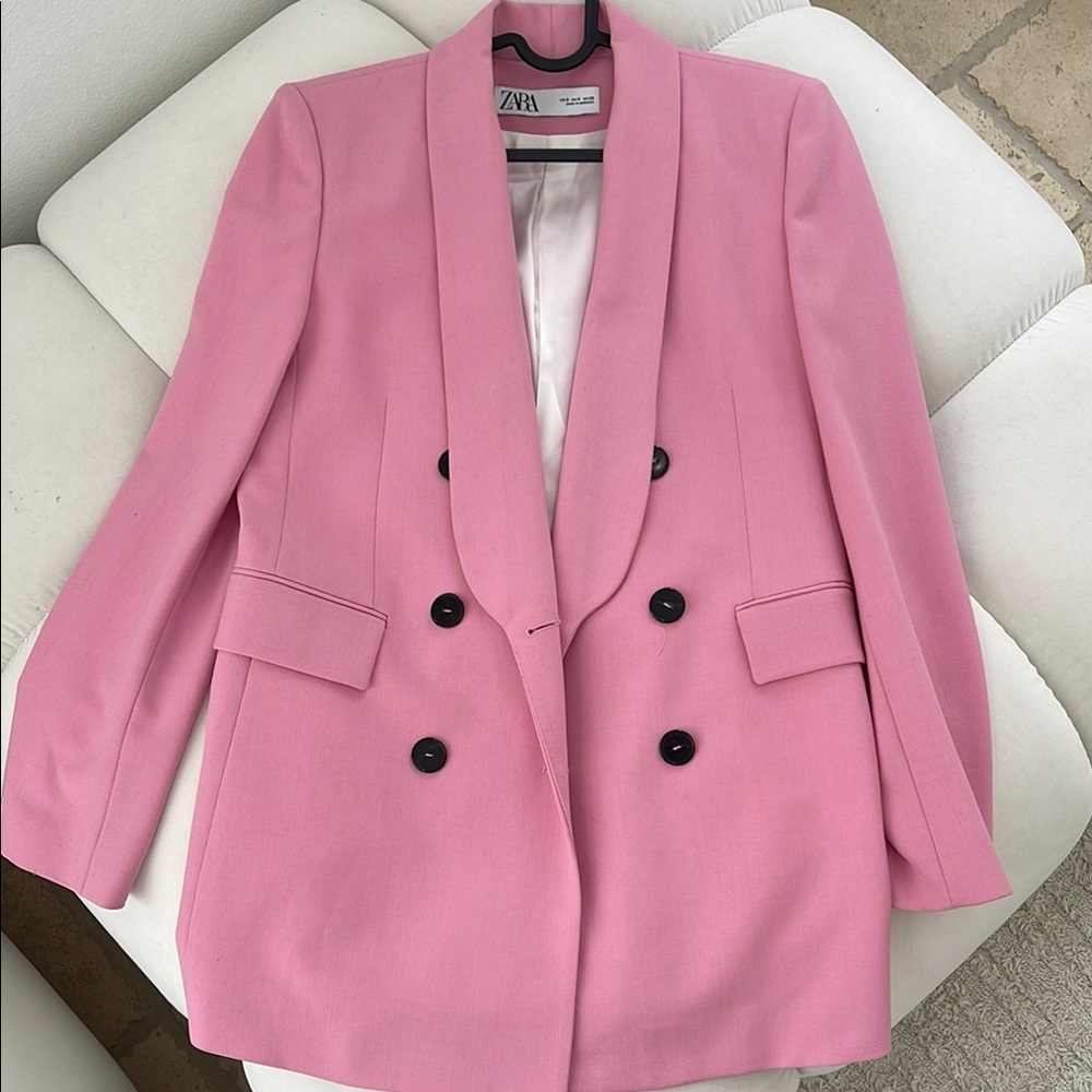 Zara pink blazer